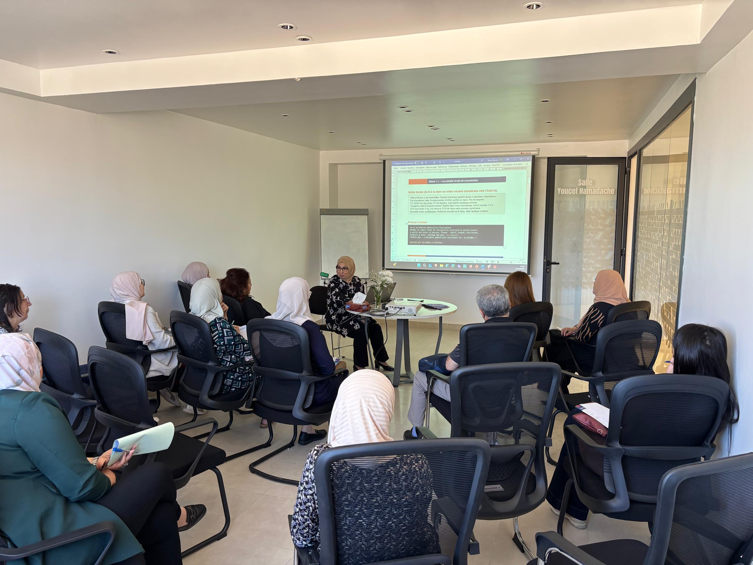 Démonstration IA Clinicien — Salle Youcef Hamadache, Ouled Fayet